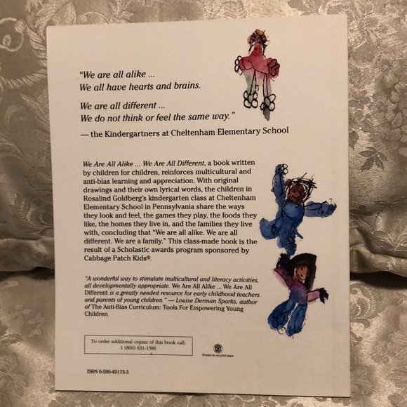 WE ARE ALL ALIKE…WE ARE ALL DIFFERENT-CHILDREN’S BOOK BY KINDERGARTENERS - #245 - Picture 2 of 9